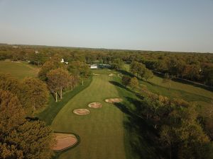 St Louis CC 13th Bunkers Aerial